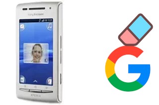 Come eliminare l'account Google su Sony Ericsson Xperia X8