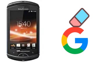 Come eliminare l'account Google su Sony Ericsson WT18i