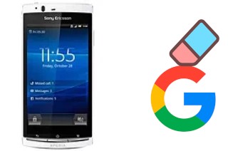 Come eliminare l'account Google su Sony Ericsson Xperia Arc S