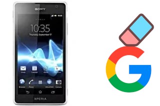 Come eliminare l'account Google su Sony Xperia GX SO-04D