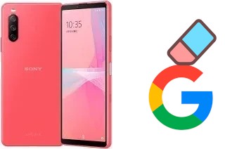 Come eliminare l'account Google su Sony Xperia 10 III Lite