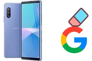 Come eliminare l'account Google su Sony Xperia 10 III