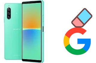 Come eliminare l'account Google su Sony Xperia 10 IV