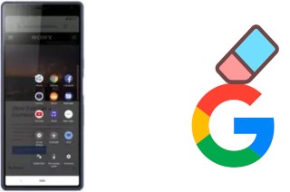 Come eliminare l'account Google su Sony Xperia 10 Plus