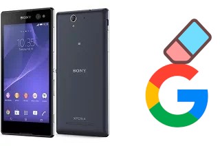 Come eliminare l'account Google su Sony Xperia C3 Dual