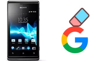 Come eliminare l'account Google su Sony Xperia E dual