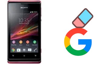 Come eliminare l'account Google su Sony Xperia E