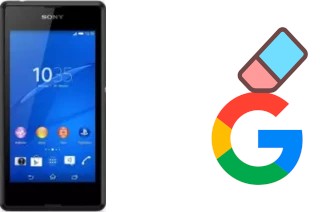 Come eliminare l'account Google su Sony Xperia E3 4G