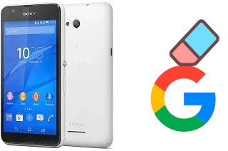 Come eliminare l'account Google su Sony Xperia E4g Dual