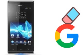 Come eliminare l'account Google su Sony Xperia J