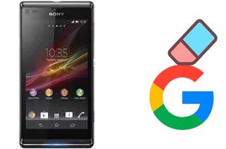 Come eliminare l'account Google su Sony Xperia L