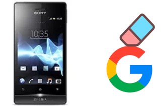 Come eliminare l'account Google su Sony Xperia miro