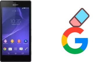 Come eliminare l'account Google su Sony Xperia T3 3G