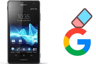 Come eliminare l'account Google su Sony Xperia TX