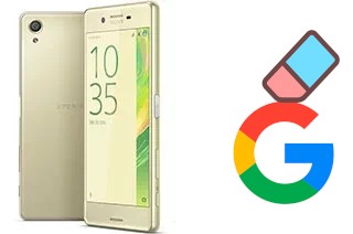 Come eliminare l'account Google su Sony Xperia X