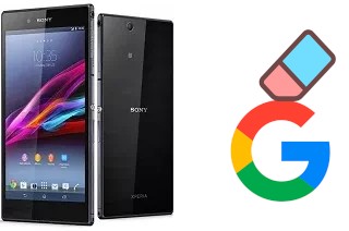 Come eliminare l'account Google su Sony Xperia Z Ultra