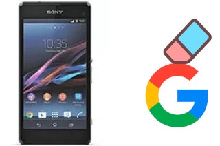 Come eliminare l'account Google su Sony Xperia Z1 Compact