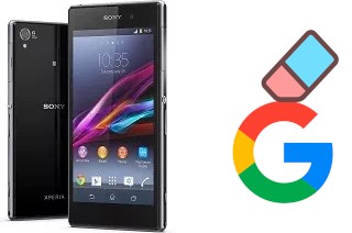 Come eliminare l'account Google su Sony Xperia Z1