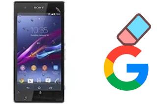 Come eliminare l'account Google su Sony Xperia Z1s