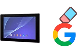 Come eliminare l'account Google su Sony Xperia Z2 Tablet LTE