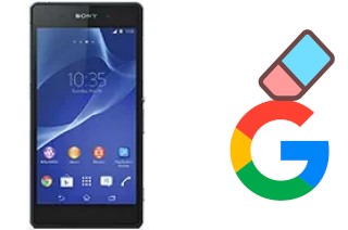 Come eliminare l'account Google su Sony Xperia Z2a