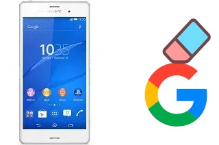 Come eliminare l'account Google su Sony Xperia Z3 Dual