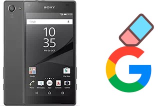 Come eliminare l'account Google su Sony Xperia Z5 Compact