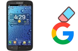 Come eliminare l'account Google su Spice Mi-515 Coolpad