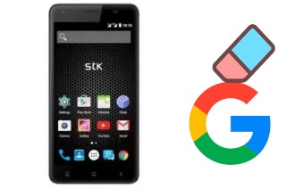 Come eliminare l'account Google su STK Sync 5E