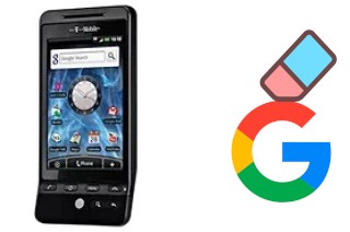 Come eliminare l'account Google su T-Mobile G2 Touch