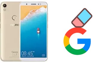 Come eliminare l'account Google su Tecno Camon CM