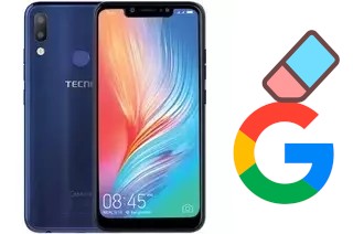 Come eliminare l'account Google su Tecno Camon i2