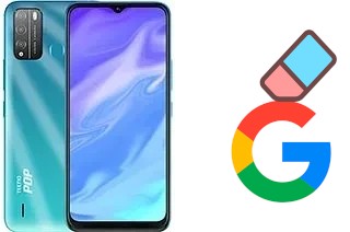 Come eliminare l'account Google su Tecno Pop 5X