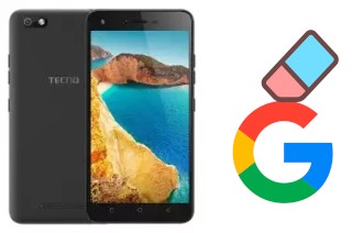 Come eliminare l'account Google su Tecno W3 Pro