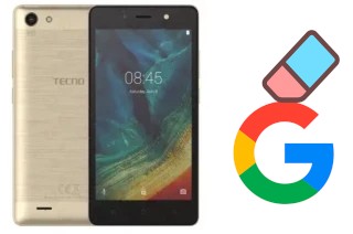 Come eliminare l'account Google su Tecno WX3 P