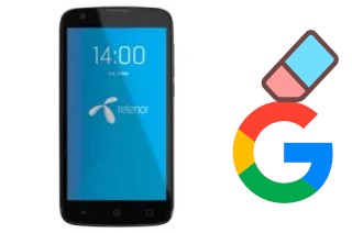 Come eliminare l'account Google su Telenor Smart Plus II