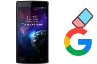 Come eliminare l'account Google su TurboPad Turbo X5 Hero