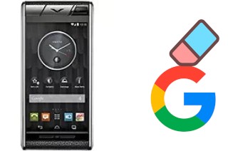 Come eliminare l'account Google su Vertu Aster