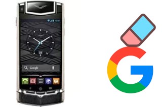 Come eliminare l'account Google su Vertu Ti