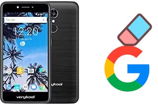 Come eliminare l'account Google su verykool s5200 Orion