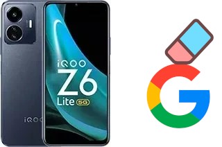 Come eliminare l'account Google su vivo iQOO Z6 Lite