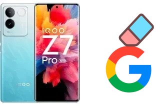 Come eliminare l'account Google su vivo iQOO Z7 Pro