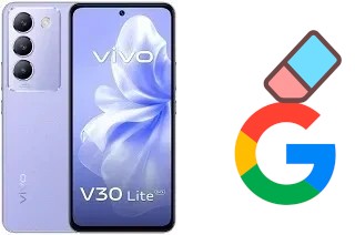 Come eliminare l'account Google su vivo V30 Lite (ME)