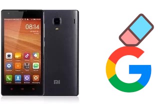 Come eliminare l'account Google su Xiaomi Redmi 1S