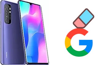 Come eliminare l'account Google su Xiaomi Mi Note 10 Lite