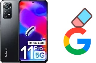 Come eliminare l'account Google su Xiaomi Redmi Note 11 Pro+ 5G