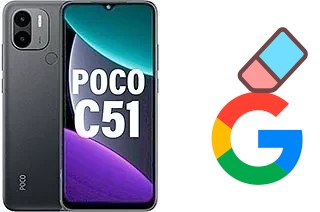 Come eliminare l'account Google su Xiaomi Poco C51