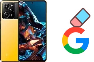 Come eliminare l'account Google su Xiaomi Poco X5 Pro