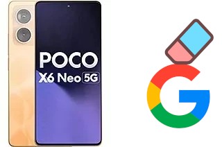 Come eliminare l'account Google su Xiaomi Poco X6 Neo