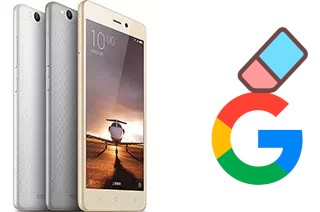 Come eliminare l'account Google su Xiaomi Redmi 3